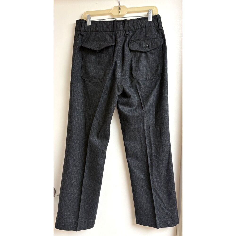 GAP 1969 Wool Fatigue Pants Grey Holiday 2006 Trousers Mens Slacks 32x30 Y2K Vtg - Picture 2 of 9